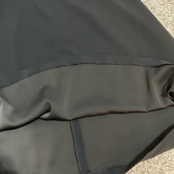 LOFT tulip dark grey A-line work dress, size 2 - Picture 11 of 12